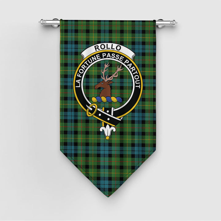 Rollo Ancient Clan Badge Tartan Gonfalon
