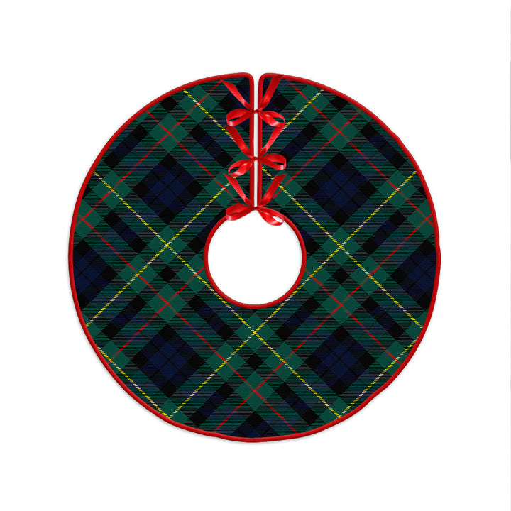 Rollo Modern Clan Badge Tartan Christmas Tree Skirt