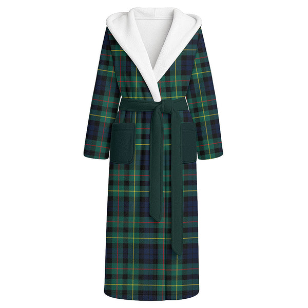 Rollo Modern Clan Badge Tartan Flannel Hooded Bathrobe