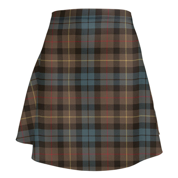 Rollo Weathered Clan Badge Tartan Flared Skirt