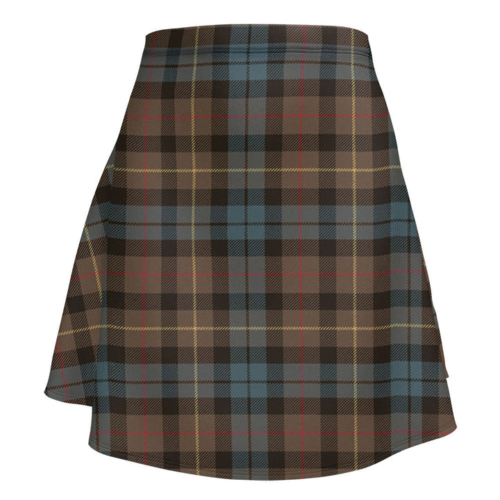Rollo Weathered Clan Badge Tartan Flared Skirt