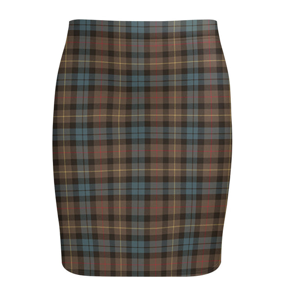 Rollo Weathered Tartan Fitted Skirt