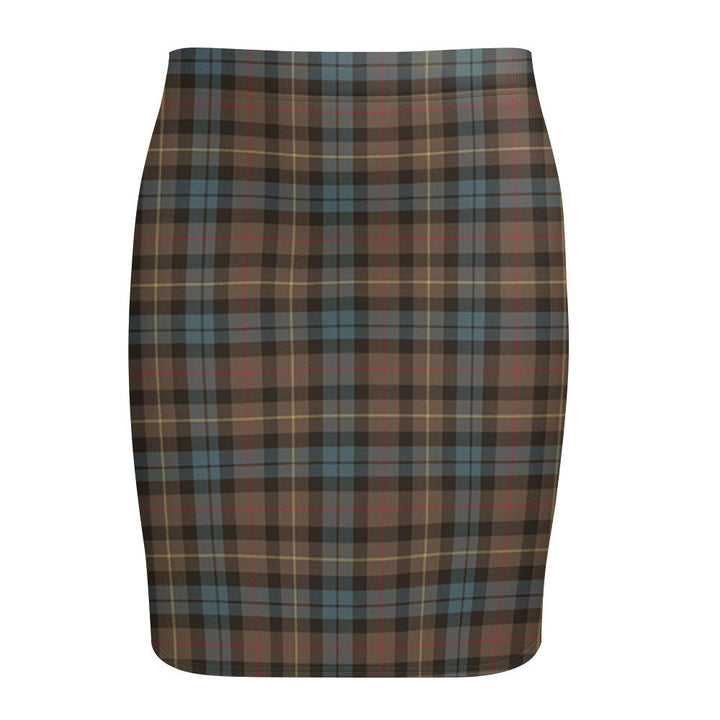 Rollo Weathered Tartan Fitted Skirt