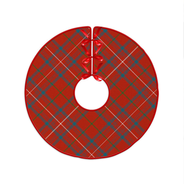 Rose Ancient Clan Badge Tartan Christmas Tree Skirt