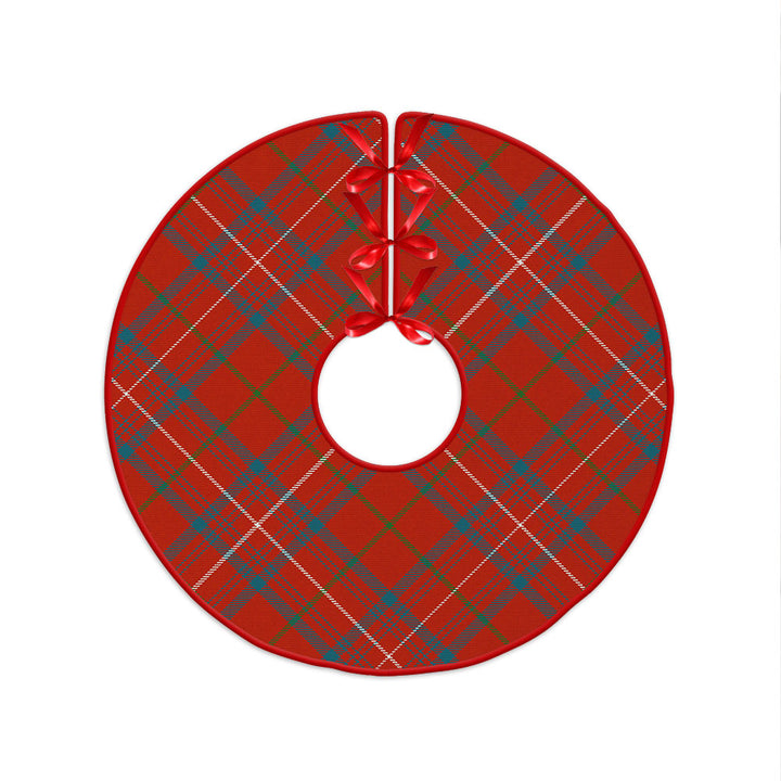 Rose Ancient Clan Badge Tartan Christmas Tree Skirt