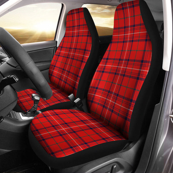 Rose Modern Clan Badge Tartan Car Seat Covers