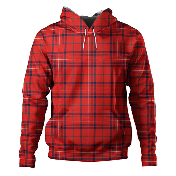 Rose Modern Clan Badge Tartan Hoodie