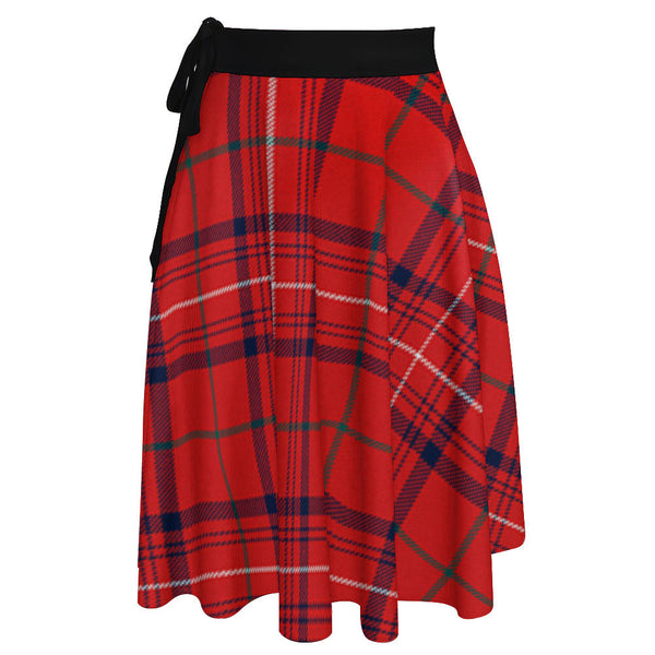 Rose Modern Tartan Wrap Skirt