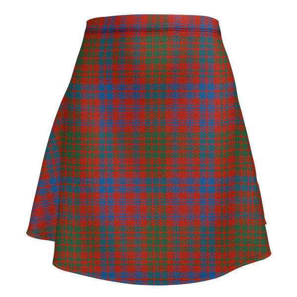 Ross Ancient Clan Badge Tartan Flared Skirt