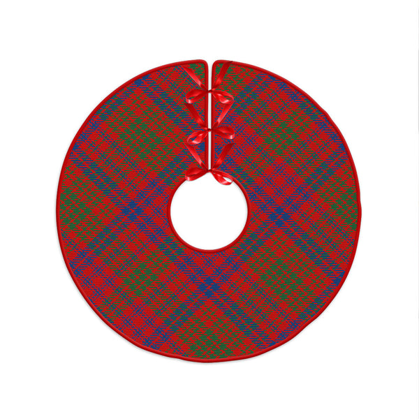 Ross Modern Clan Badge Tartan Christmas Tree Skirt
