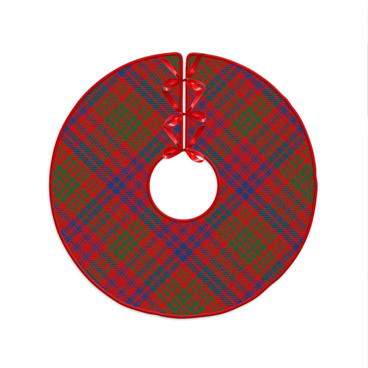 Ross Modern Clan Badge Tartan Christmas Tree Skirt