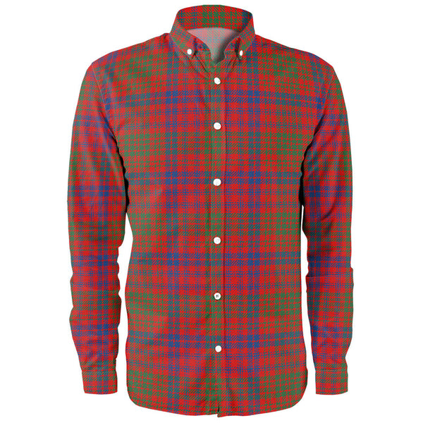 Ross Modern Clan Badge Tartan Long Sleeve Shirt
