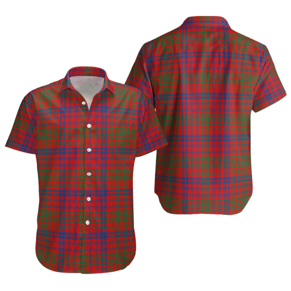 Ross Modern Clan Badge Tartan Short Sleeve Shirt