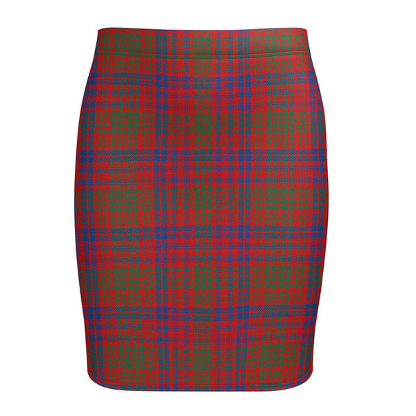 Ross Modern Tartan Fitted Skirt