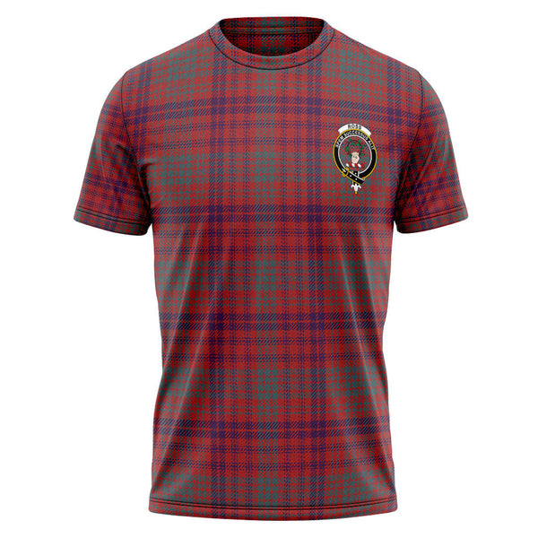 Ross Weathered Clan Badge Tartan T-Shirt