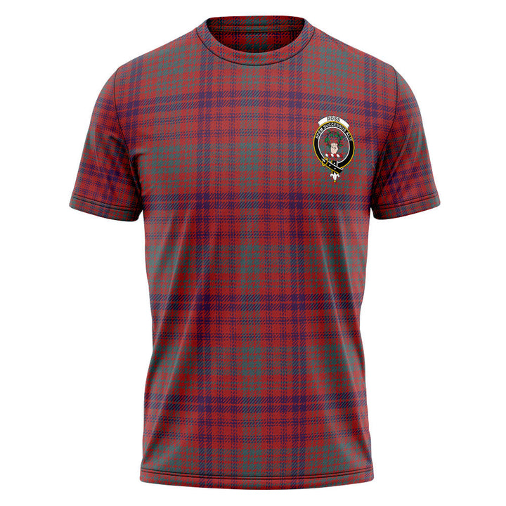 Ross Weathered Clan Badge Tartan T-Shirt