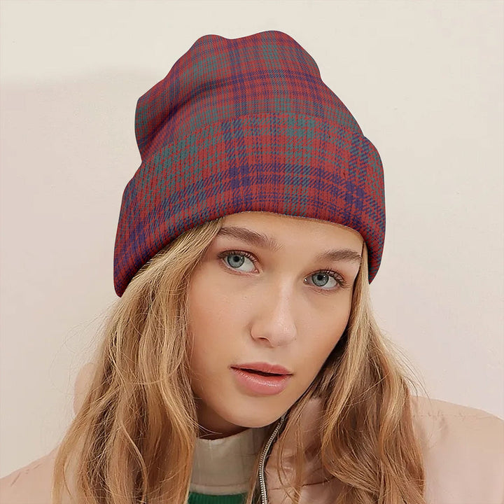 Ross Weathered Tartan Knitted Beanie