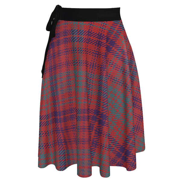 Ross Weathered Tartan Wrap Skirt