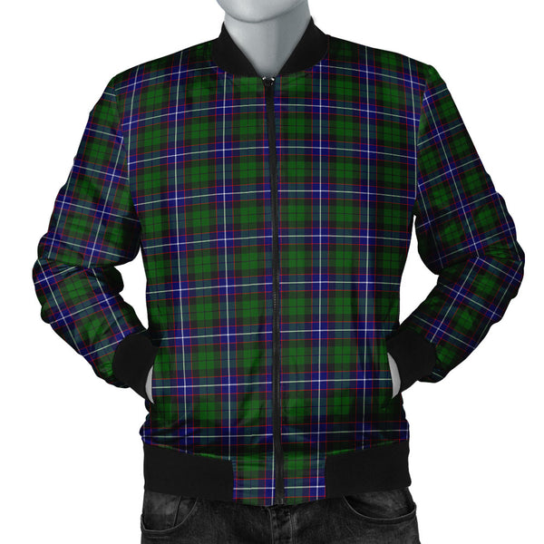Russell Modern Clan Badge Tartan Bomber Jacket