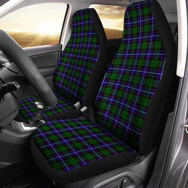 Russell Modern Clan Badge Tartan Car Seat Covers