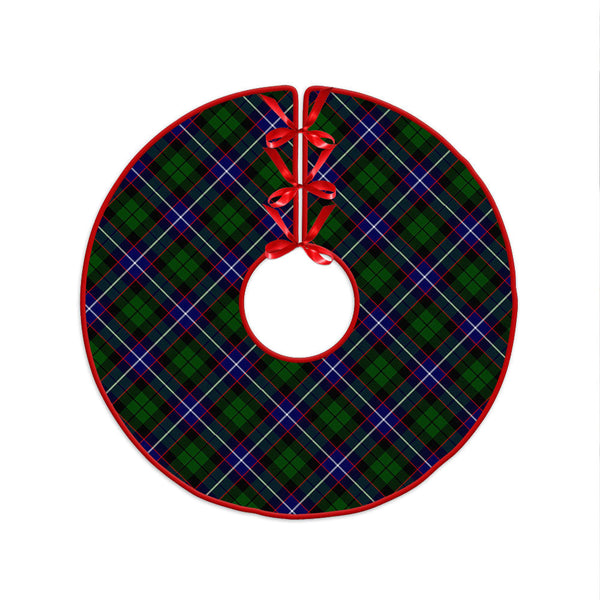 Russell Modern Clan Badge Tartan Christmas Tree Skirt
