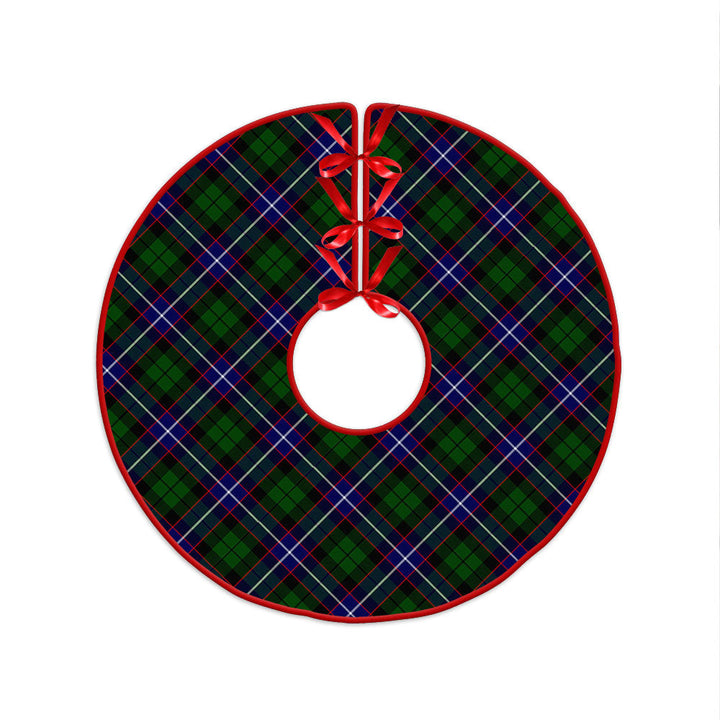 Russell Modern Clan Badge Tartan Christmas Tree Skirt