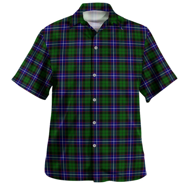 Russell Modern Clan Badge Tartan Hawaiian Shirt