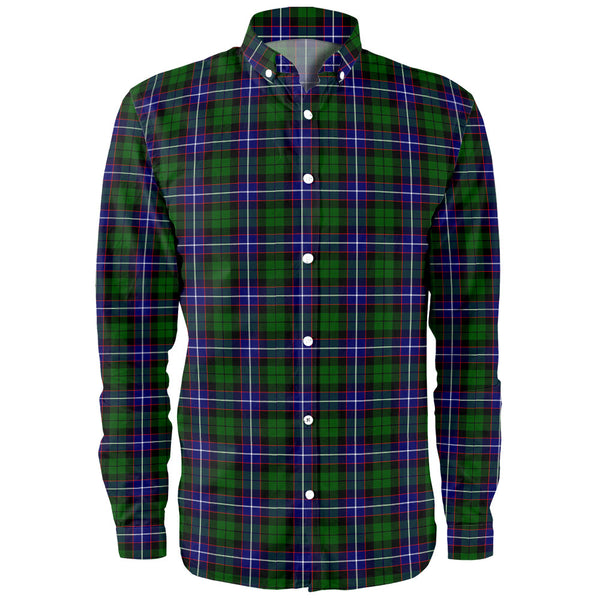 Russell Modern Clan Badge Tartan Long Sleeve Shirt