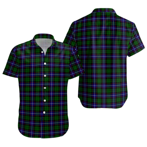 Russell Modern Clan Badge Tartan Short Sleeve Shirt