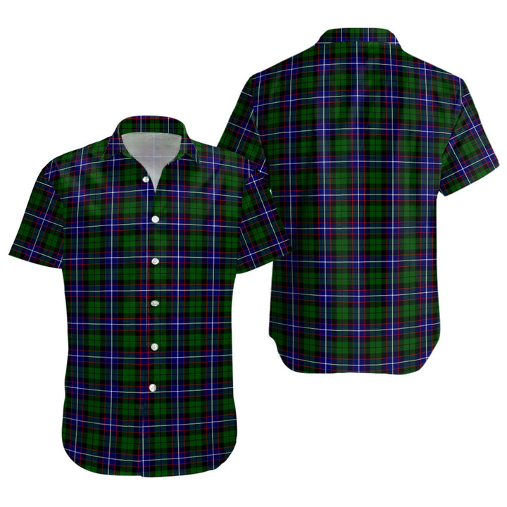 Russell Modern Clan Badge Tartan Short Sleeve Shirt