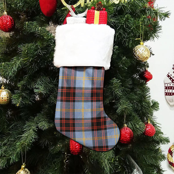 Rutherford Ancient Clan Badge Tartan Christmas Stocking