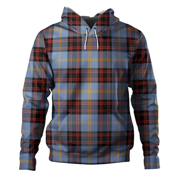 Rutherford Ancient Clan Badge Tartan Hoodie