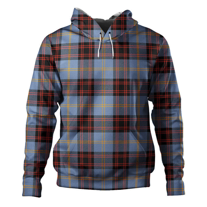 Rutherford Ancient Clan Badge Tartan Hoodie