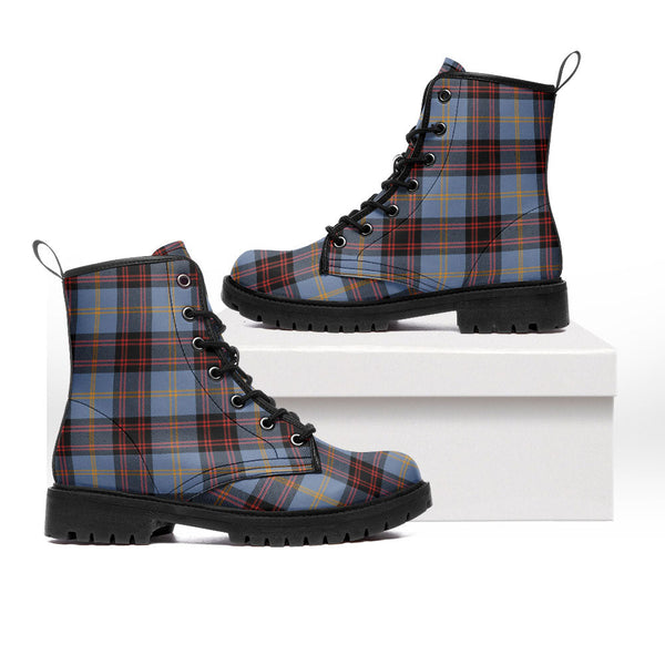 Rutherford Ancient Clan Badge Tartan Leather Boots