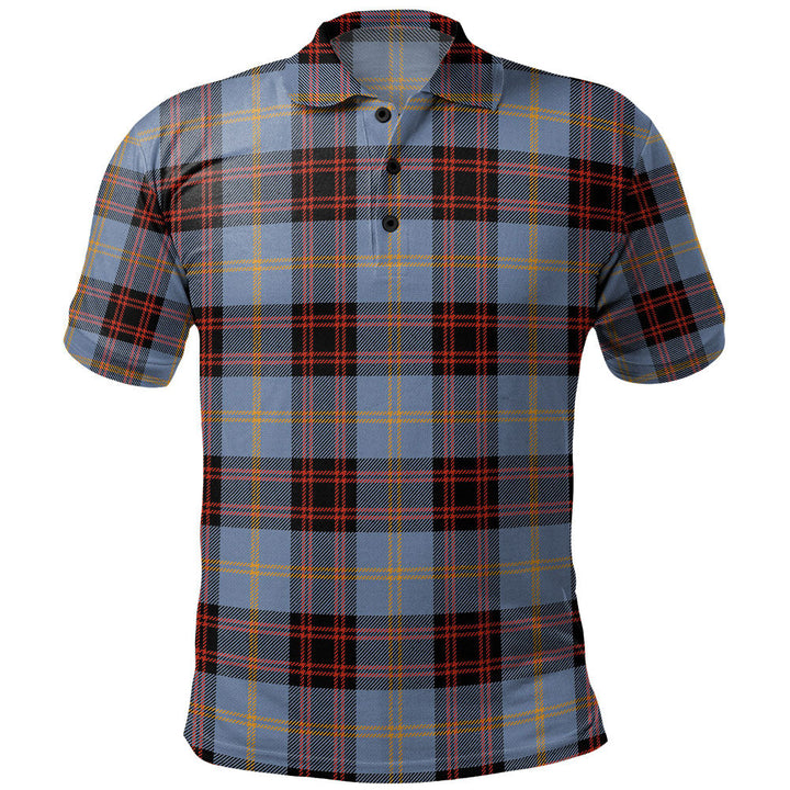 Rutherford Ancient Clan Badge Tartan Polo Shirt