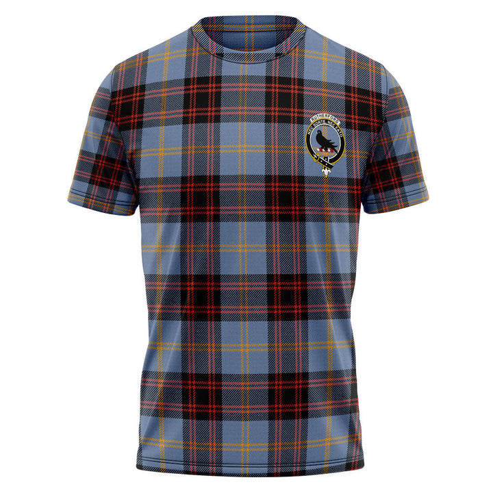 Rutherford Ancient Clan Badge Tartan T-Shirt