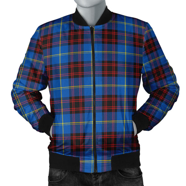 Rutherford Modern Clan Badge Tartan Bomber Jacket