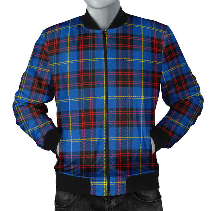 Rutherford Modern Clan Badge Tartan Bomber Jacket