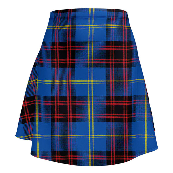 Rutherford Modern Clan Badge Tartan Flared Skirt