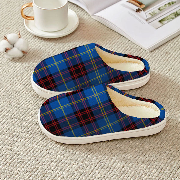 Rutherford Modern Clan Badge Tartan Plush Slipper