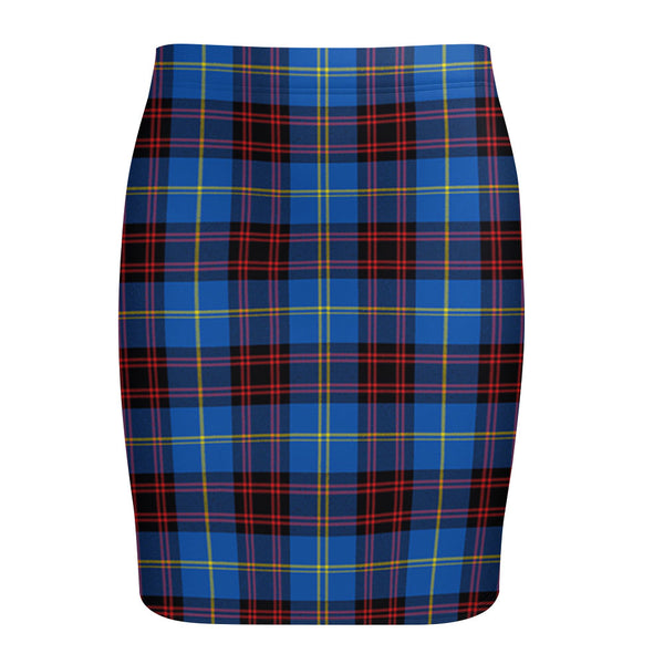 Rutherford Modern Tartan Fitted Skirt
