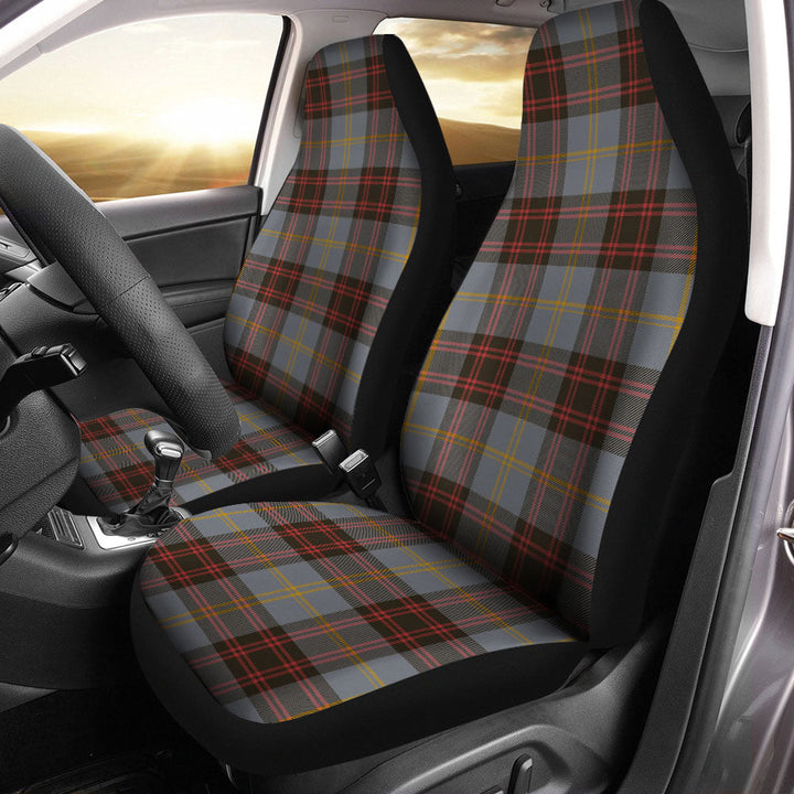 Rutherford Weathered Clan Badge Tartan Car Seat Covers