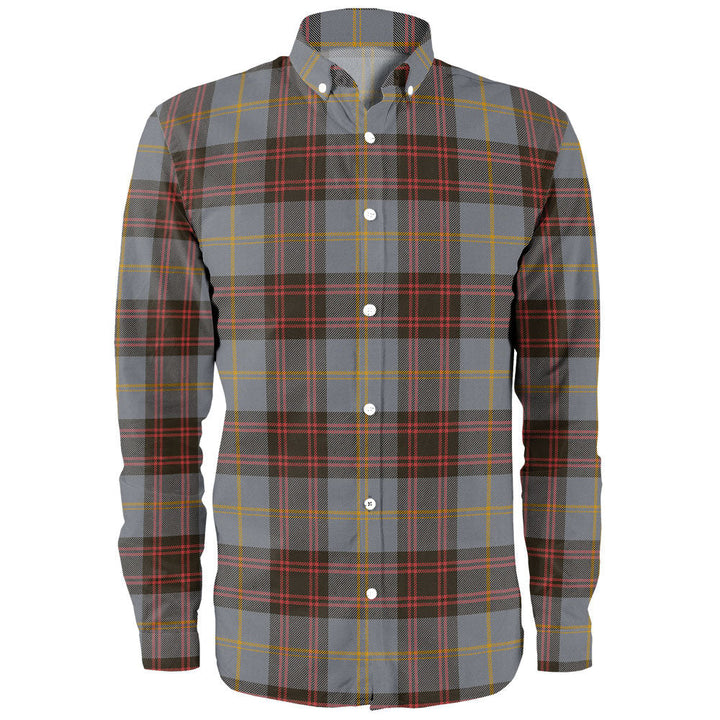 Rutherford Weathered Clan Badge Tartan Long Sleeve Shirt