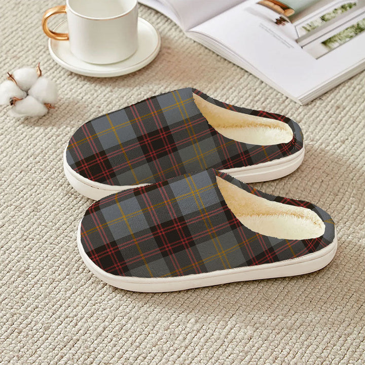 Rutherford Weathered Clan Badge Tartan Plush Slipper