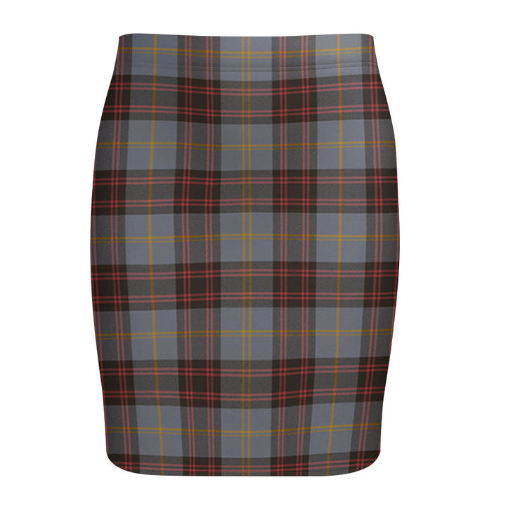 Rutherford Weathered Tartan Fitted Skirt
