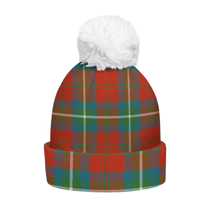 Ruthven Ancient Clan Badge Tartan Bobble Beanie Hat