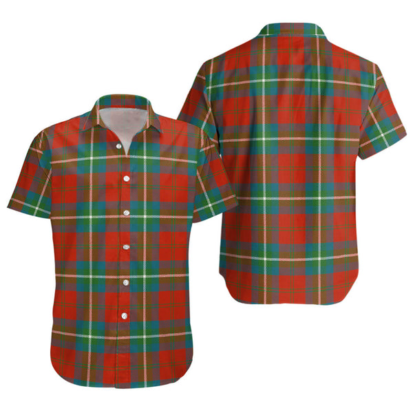 Ruthven Ancient Clan Badge Tartan Short Sleeve Shirt