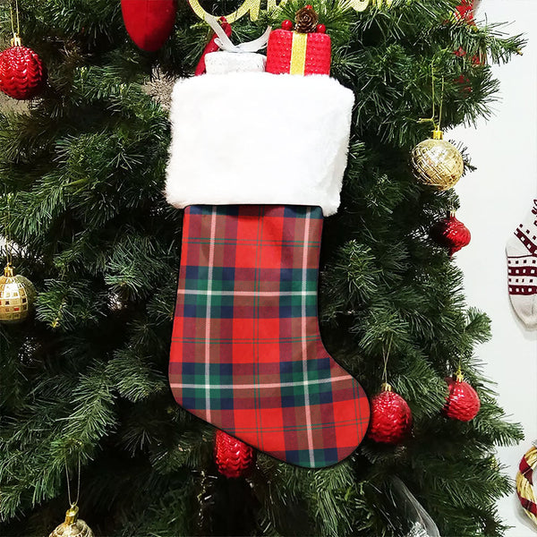 Ruthven Modern Clan Badge Tartan Christmas Stocking