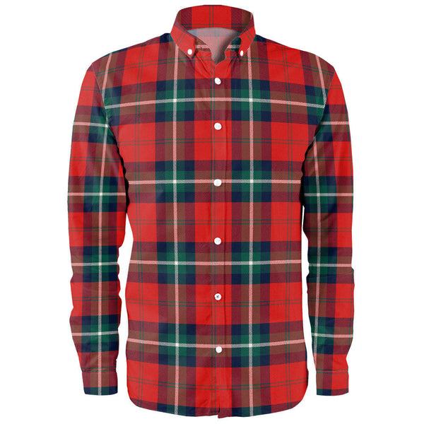 Ruthven Modern Clan Badge Tartan Long Sleeve Shirt