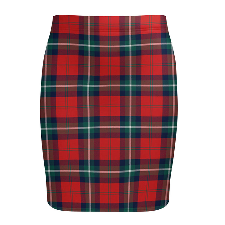 Ruthven Modern Tartan Fitted Skirt